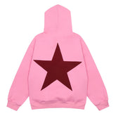 Y2K Star Printed Hoodie